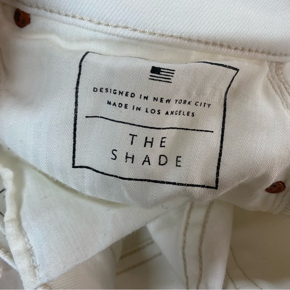 AYR The Shade White Straight Leg Crop Jeans Sz 26 - Picture 4 of 6